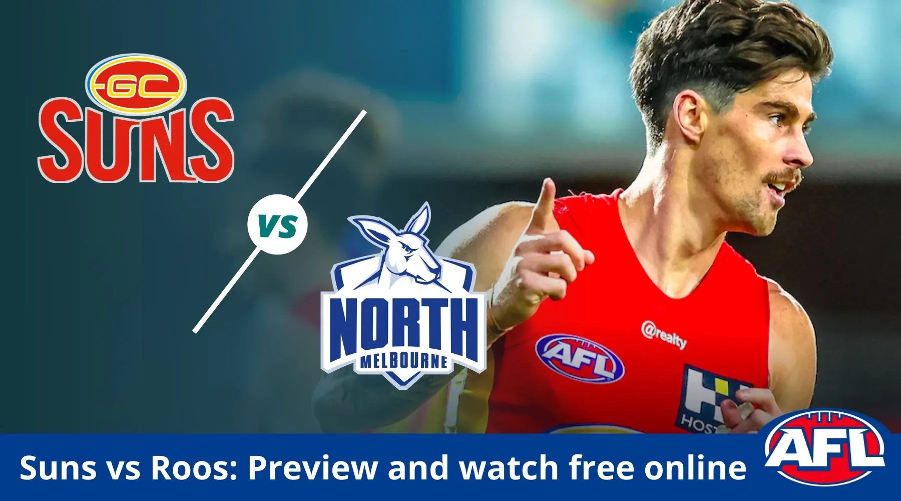 How to watch Gold Coast vs North Melbourne AFL live and free