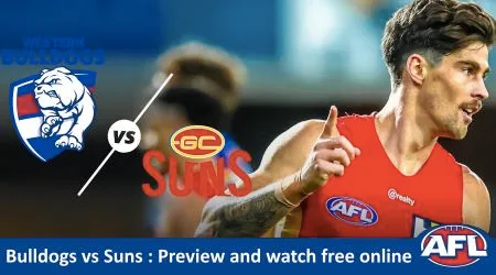 How to watch Western Bulldogs vs Gold Coast Suns AFL live and match preview