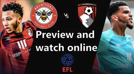 Brentford vs Bournemouth EFL Championship play-off semi-final