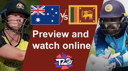 How to watch Australia vs Sri Lanka T20 World Cup live online