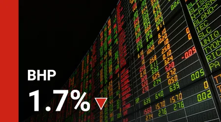 Why has the BHP share price slipped today?