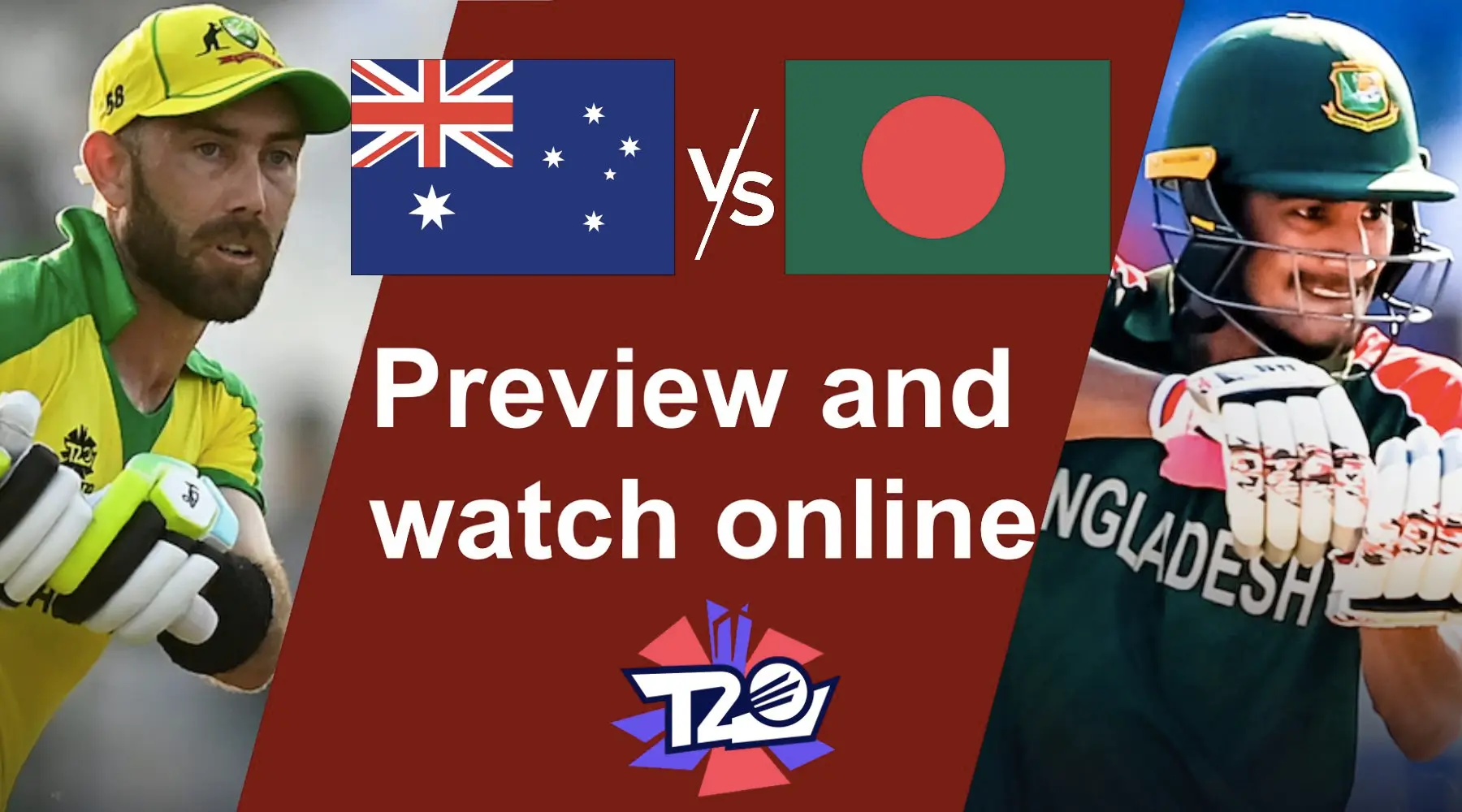 How to watch Australia vs Bangladesh T20 World Cup live online