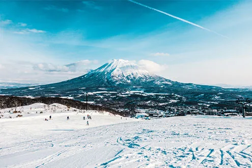 snow ski slope niseko japan