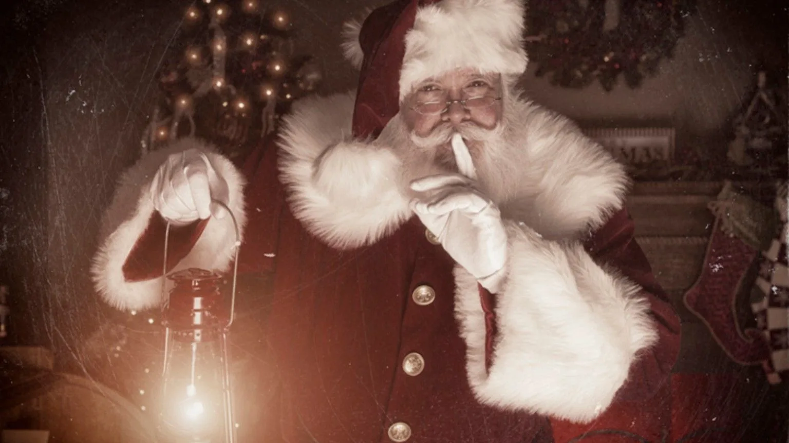 Image: Getty Images Santa shooshing