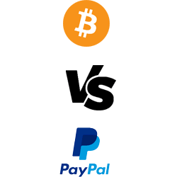 bitcoin vs paypal rinkos dangtelis