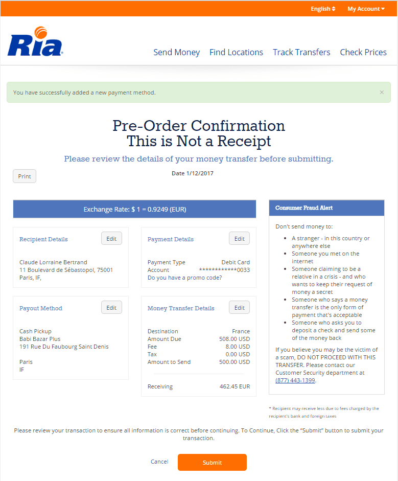 ria money transfer ria money transfer