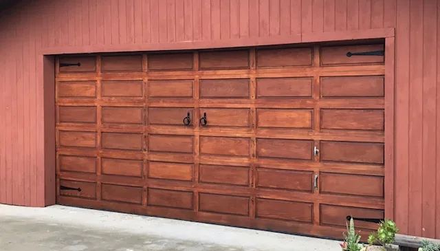 Garage door photo after $100 update
