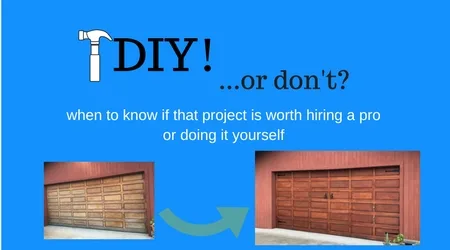 DIY home renovations: $100 garage door update