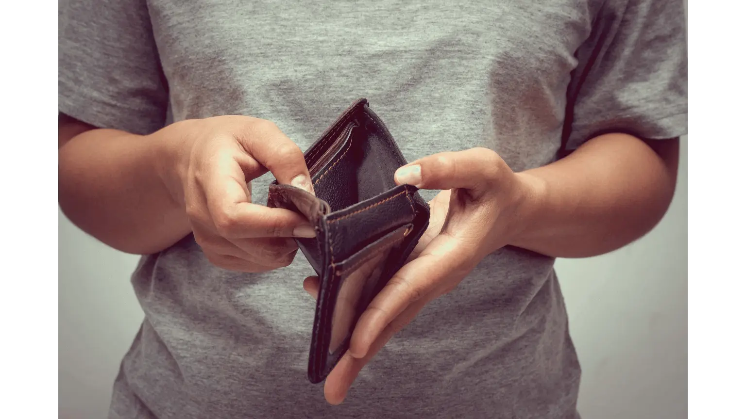 Image: Getty Images Showing an empty wallet