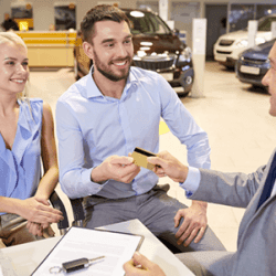 can i use a credit card to buy a car