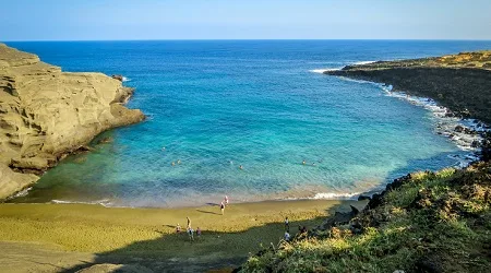 Papakolea Beach Hawaii small Papakolea Beach Hawaii small