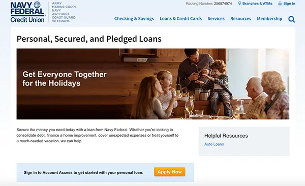 Navy Federal Credit Union personal loans review 2020 | finder.com