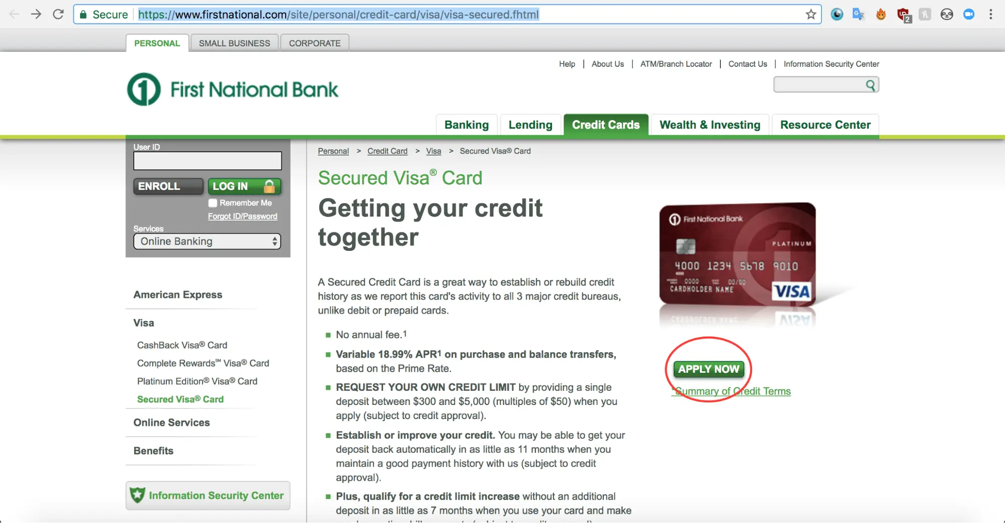 First National Bank Secured Card Review 2021 Finder Com