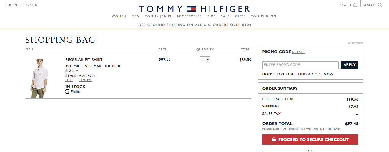 Tommy Hilfiger promo codes May 2020