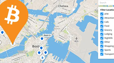 MAP: Find bitcoin ATMs and stores that accept BTC as payment in Boston