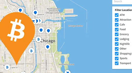 MAP: Find bitcoin ATMs and stores that accept BTC as payment in Chicago