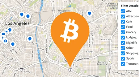MAP: Find bitcoin ATMs and stores that accept BTC as payment in Los Angeles