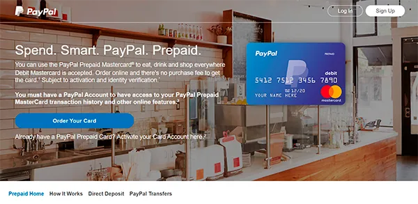 paypal prepaid mastercard