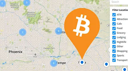MAP: Find bitcoin ATMs and stores that accept BTC as payment in Phoenix