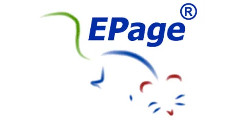 E page logo