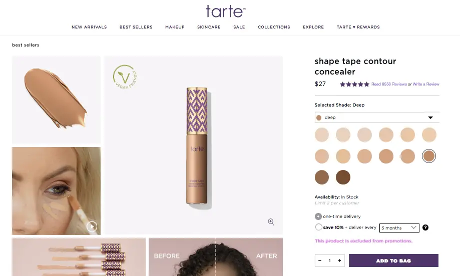 Tarte promo codes August 2020