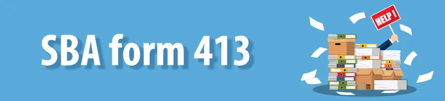 how to filll out sba form 413 essential info finder com conocophillips financial statements