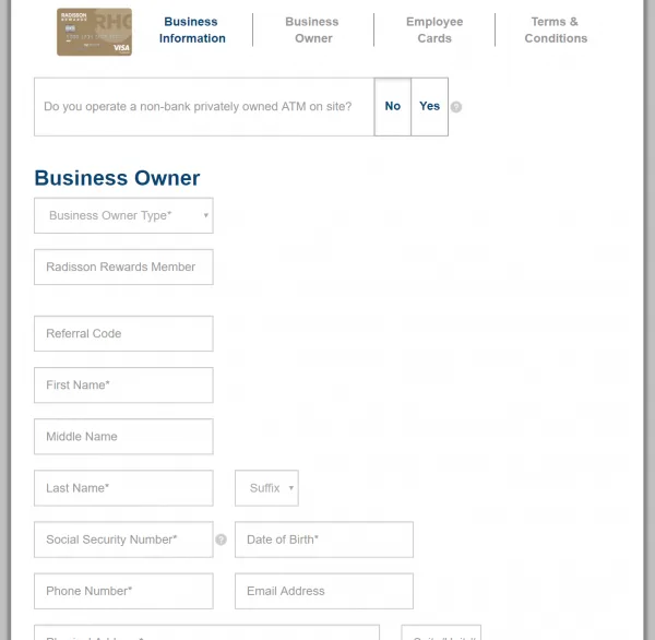 Radisson Rewards Business Visa Card review 2020