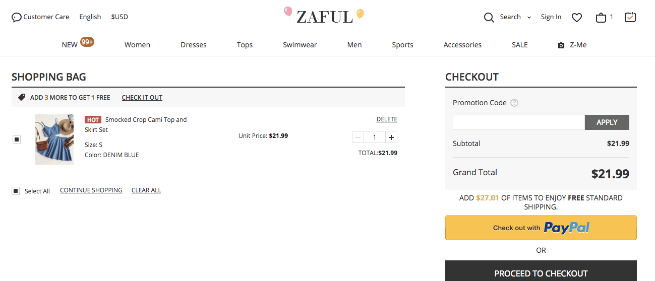  Zaful  promo  codes  July 2022 finder com