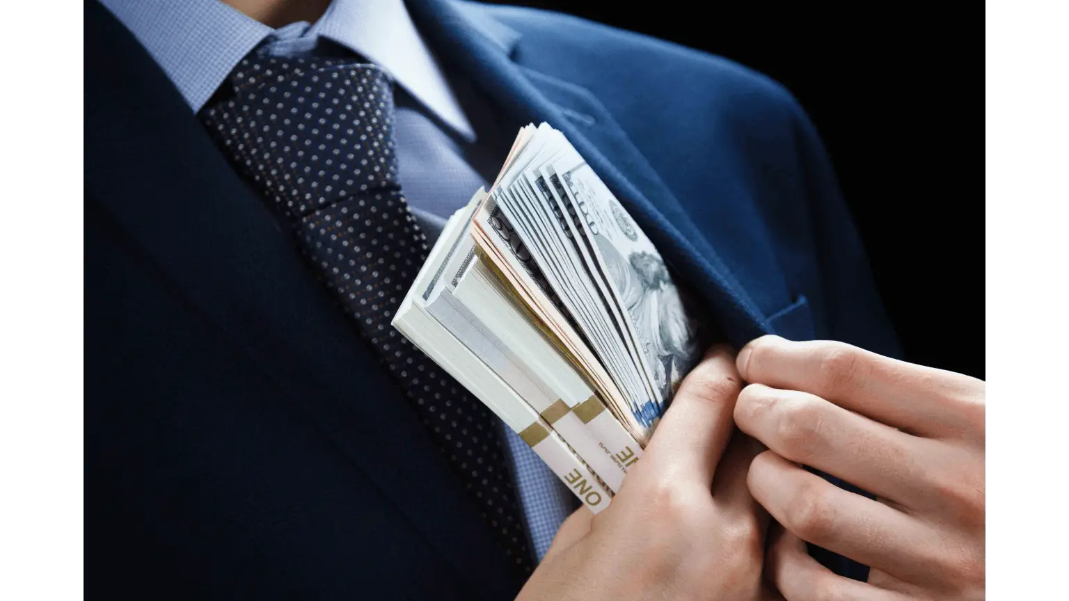 Image: Shutterstock Keeping money in a suite
