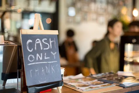 Cash-only retailers alienating 45% of the population
