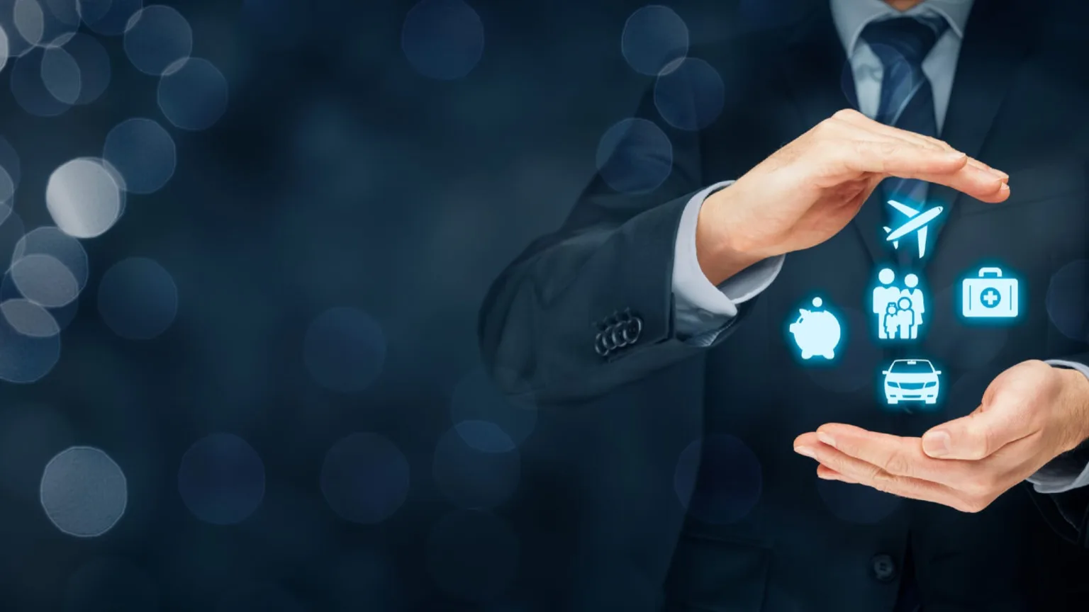 Image: Shutterstock Hands showing icons