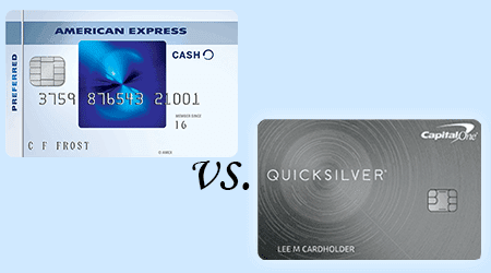 Blue Cash Preferred From Amex Vs Capital One Quicksilver Finder Com