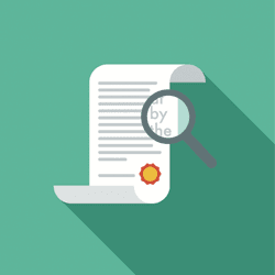 fees, terms and conditions icon
