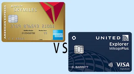 Gold Delta SkyMiles® Credit Card vs United Explorer Card | finder.com