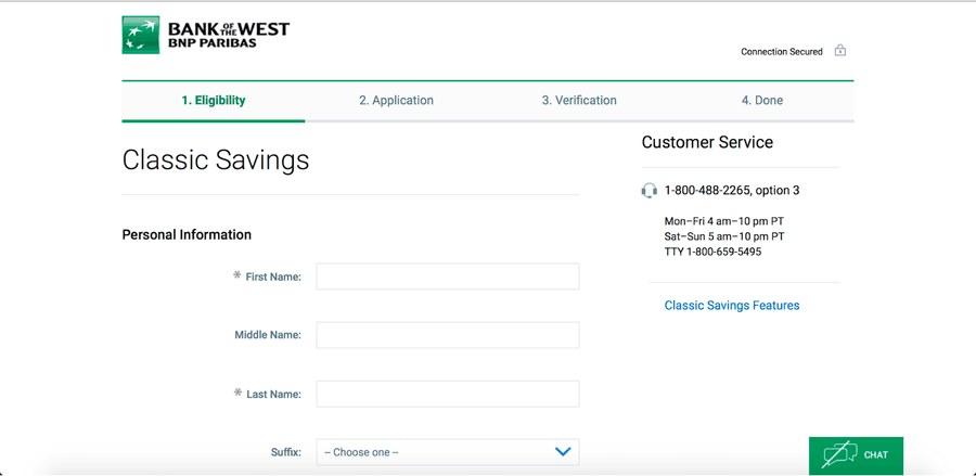 Bank of the West Classic Savings review April 2021