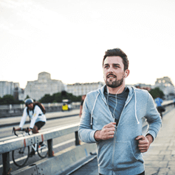 Image: Getty Images Man running