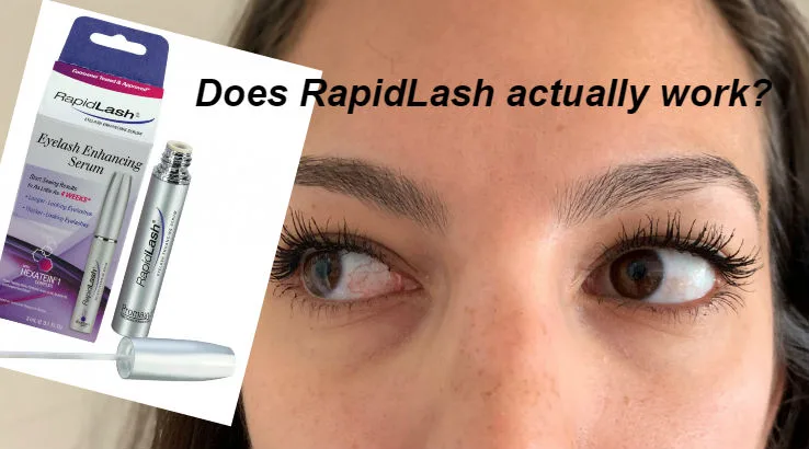 I tried RapidLash eyelash enhancing serum to get longer lashes