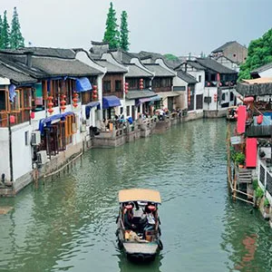 boat tour water town of zhujiajiao isango