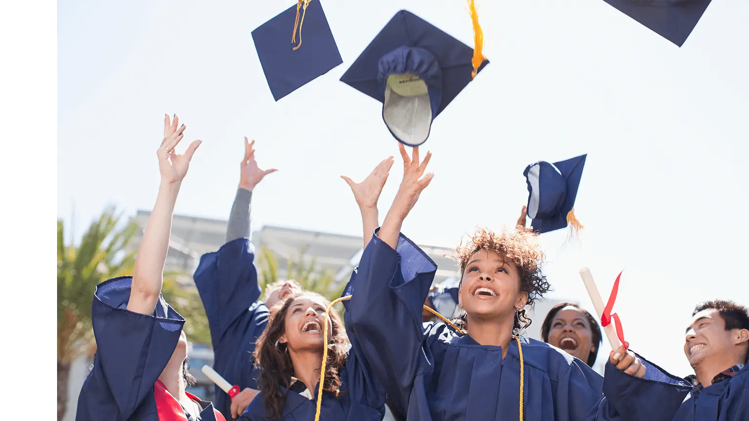 Image: Getty Images People getting graduated