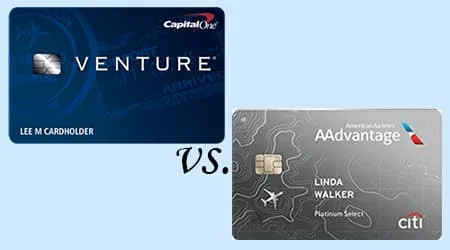 Capital One Venture Rewards Credit Card vs. Citi® / AAdvantage® Platinum Select® World Elite Mastercard®