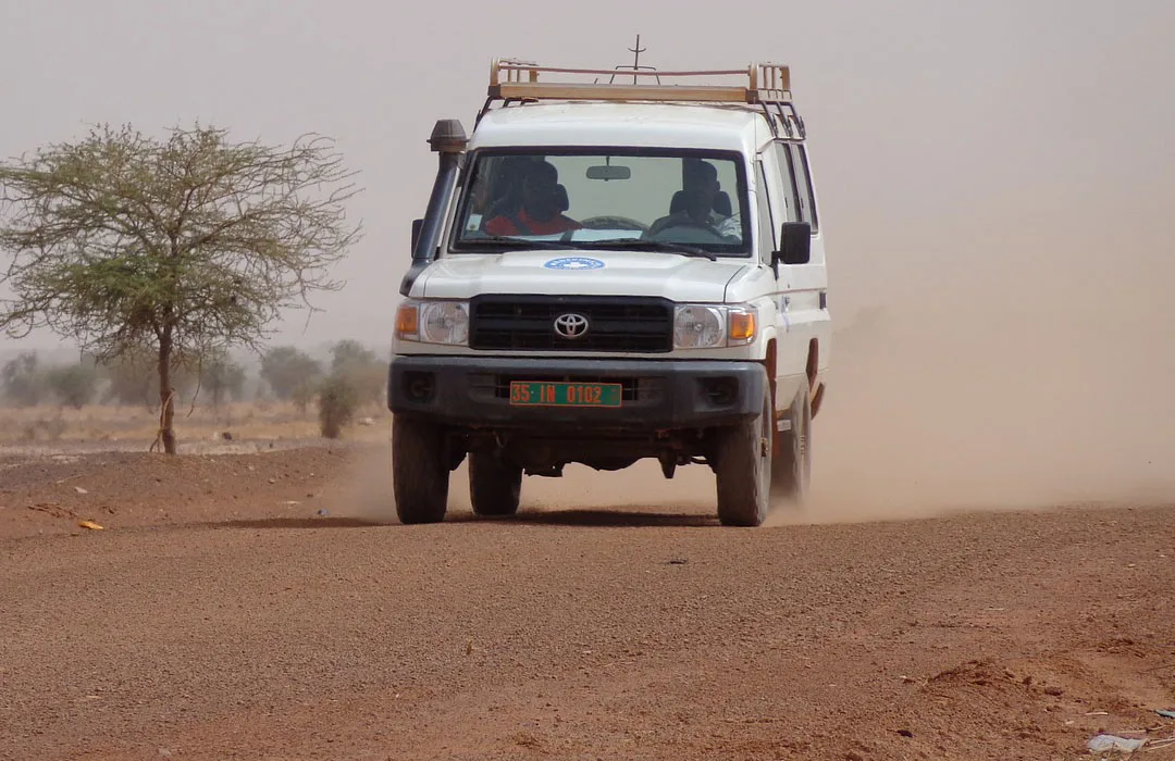 Image: Getty Images Humanitarian assistance truck