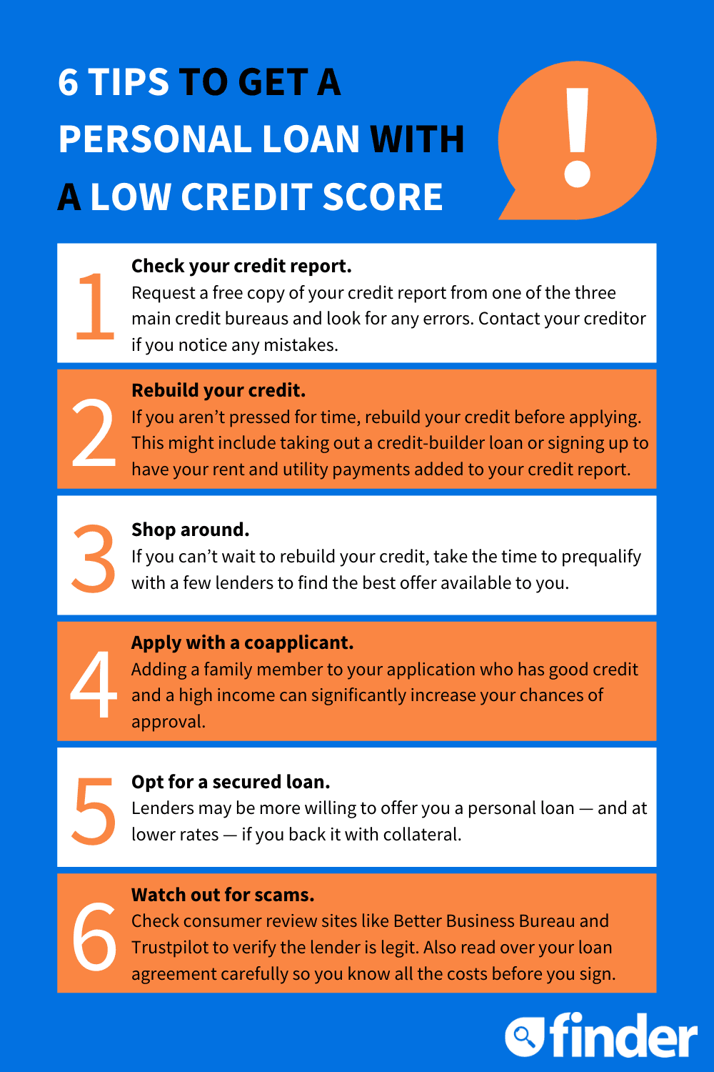 8 Bad Credit Personal Loans: [check your rate] - finder.com