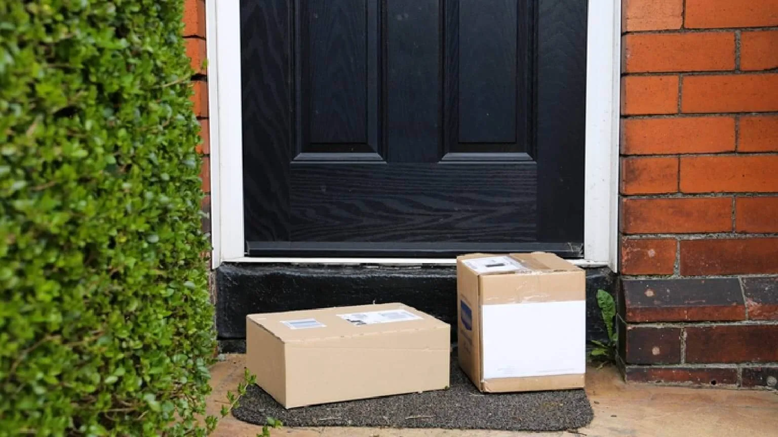 Image: Getty Images packages on a porch