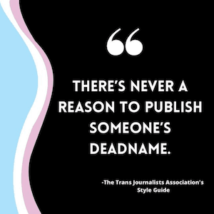 Image: The Trans Journalists Association The Trans Journalists Association