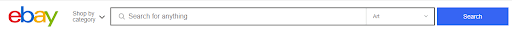 eBay Search bar
