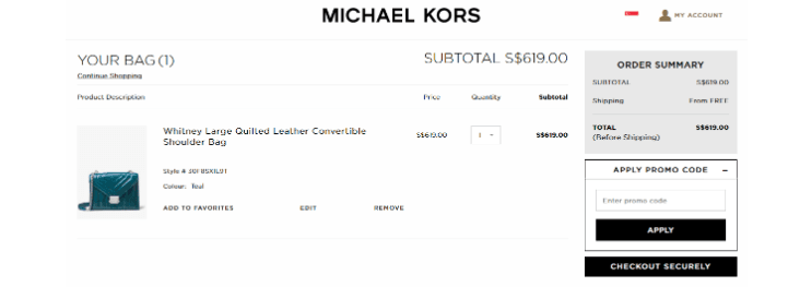 Michael Kors discount codes 