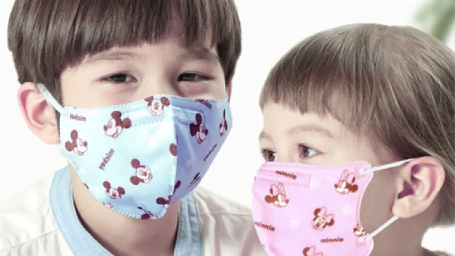 Image: AliExpress/Supplied Children Wearing Mickey Minnie Face Mask