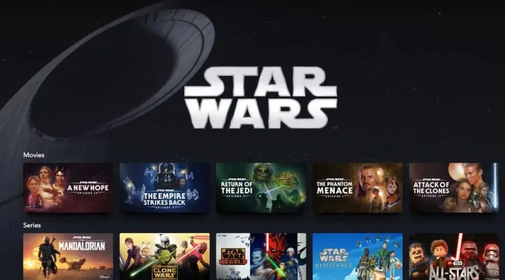 Full list of Star Wars content available on Disney+