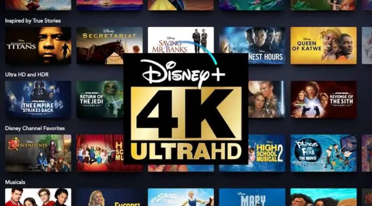 Full list of Disney+ movies in 4K UHD