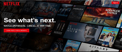Netflix finder uk